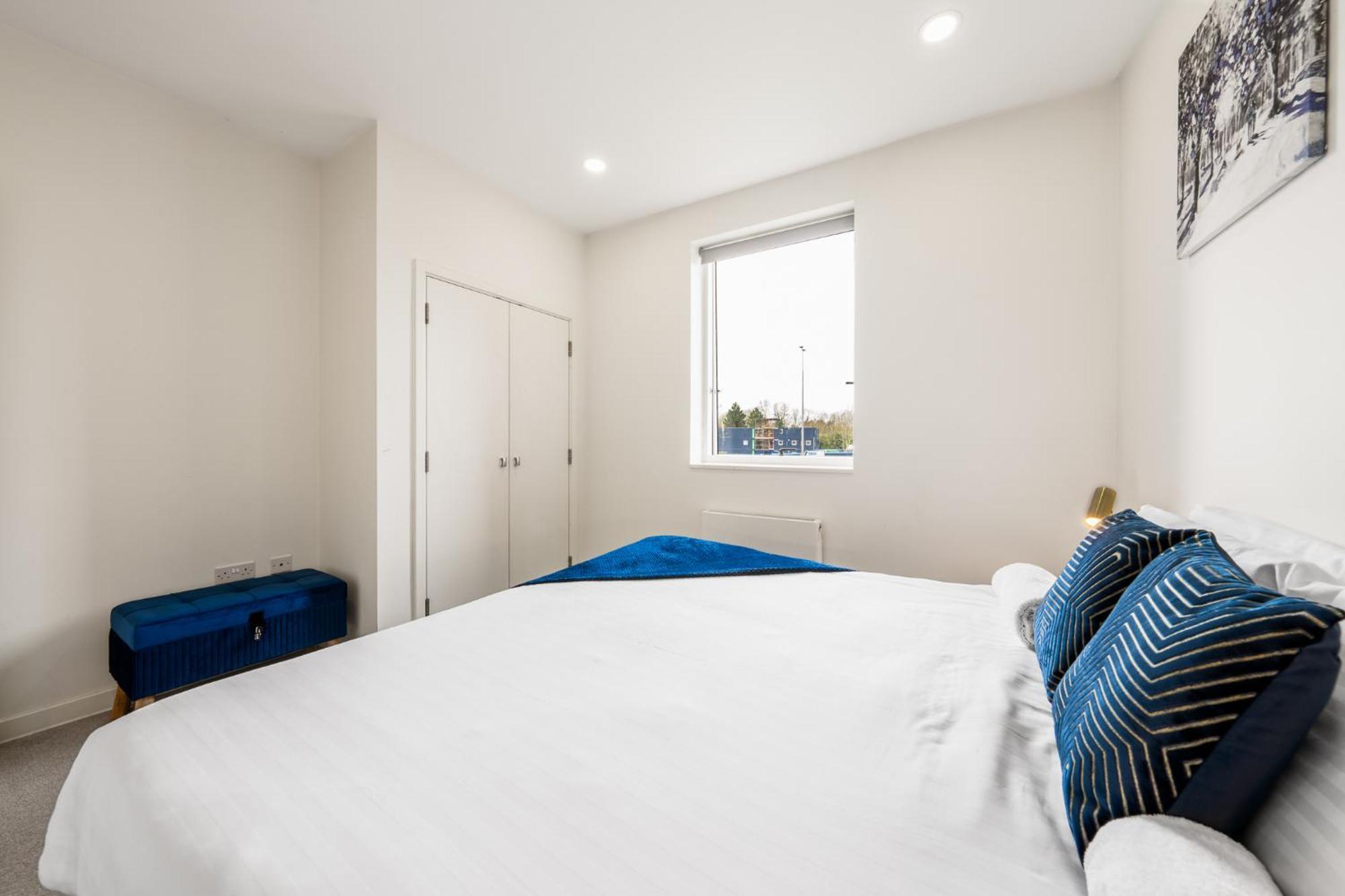 Luxury 1 Bedroom Serviced Apartment With Roof Terrace & Gym Stevenage Esterno foto