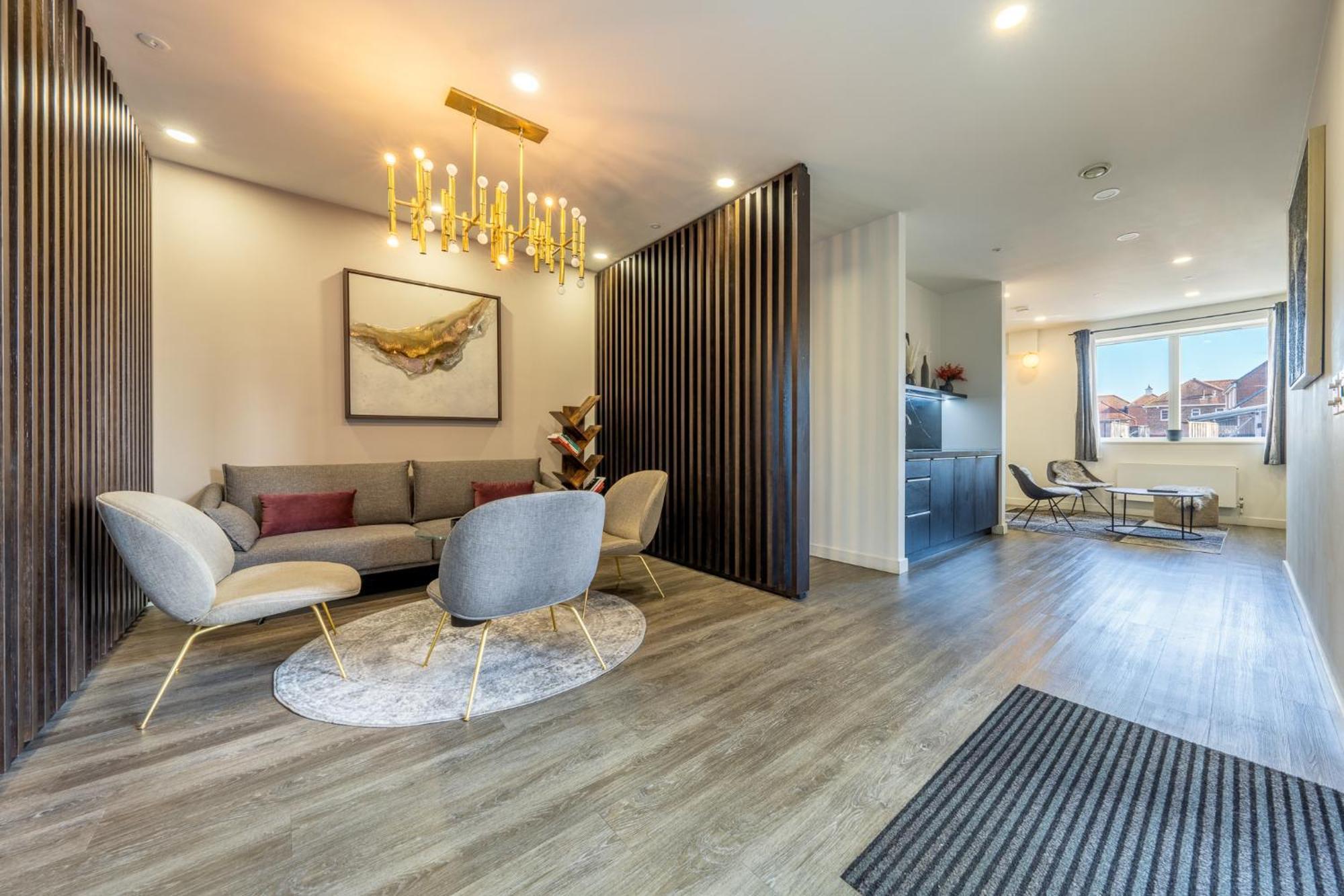 Luxury 1 Bedroom Serviced Apartment With Roof Terrace & Gym Stevenage Esterno foto